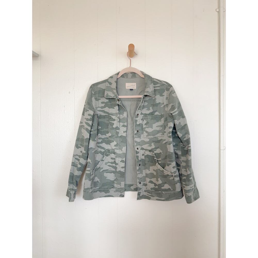 Universal Thread Camouflage Denim Utility Jacket XS Classic Streetwear / EUC